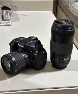 Canon Eos 80d with 2 lenses