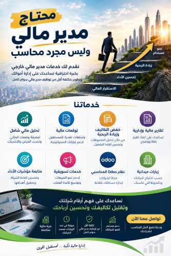 محتاج مدير مالي وليس مجرد محاسب
