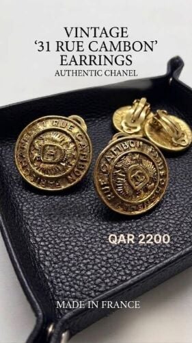 Authentic Chanel Earrings