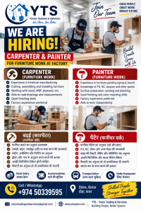 CARPENTER & PAINTER NEED
