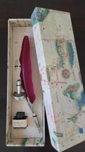 Dallaiti Italian Feather Pen Set