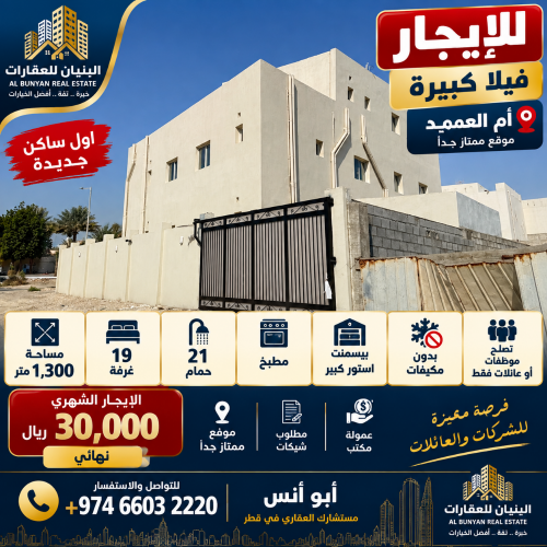 Villa for rent in Umm Al-Amd (re-le