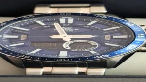 Casio Edifice, with 10 year battery