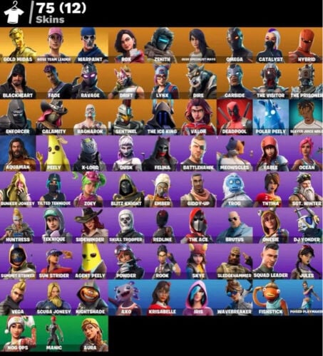 حساب فورت 75 سكن للبيع بسعر مميز