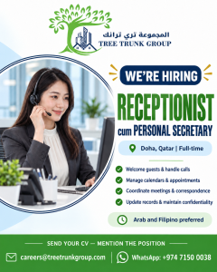 Receptionist Cum Secretary