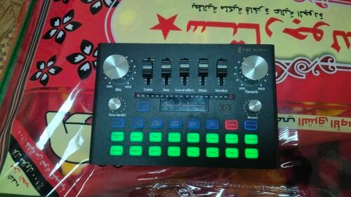 pmc sound card with sony headphones