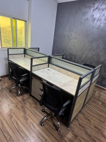 120 cm  4 person workstation 1800 