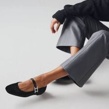 Hermès Jane Ballet Flats in black C