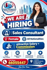 Female Sales Consultant