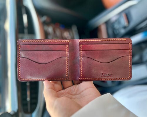 100% Geniune Leather Handmade Walle