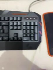 كيبورد مع موس و موس باد 
