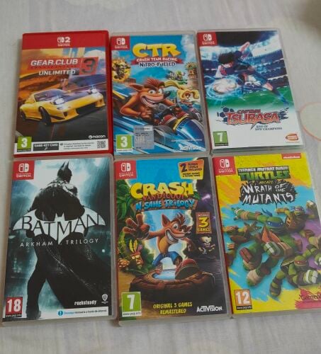switch and switch 2 games used