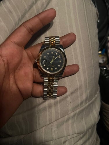 rolex( black ) - and  ROCHAS PARIS