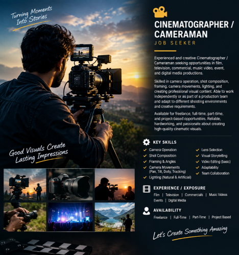 Cinematographer / Cameraman