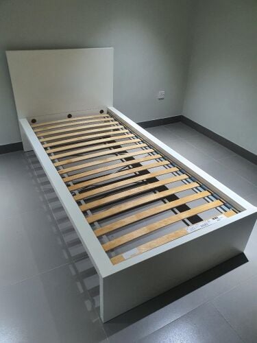 IKEA MALM Single Bed Frame (White)