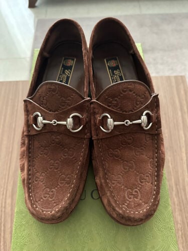 Gucci Horsebit loafer suede