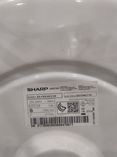 Sharp washing machine and dryer