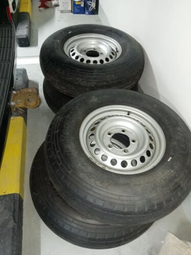 Balloon tires and schnabers are in