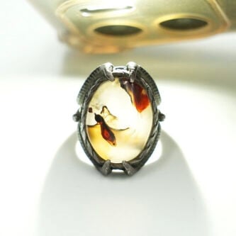 Premium Yemeni Shajari Aqeeq Ring