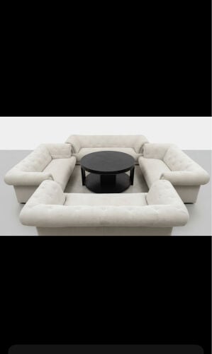 Comfortable Sofa Set with Covers (4