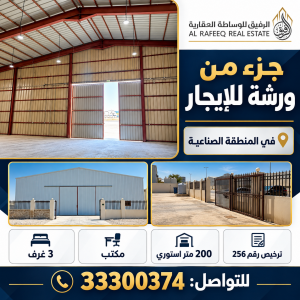 Part of a Workshop for Rent