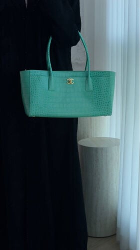 COCO Small Shopping Bag Crocodiاle