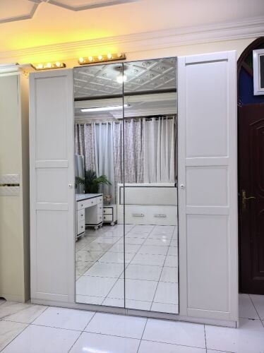 Ikea 4 door mirror storage cabinet