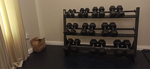 Dumbbells & Rack