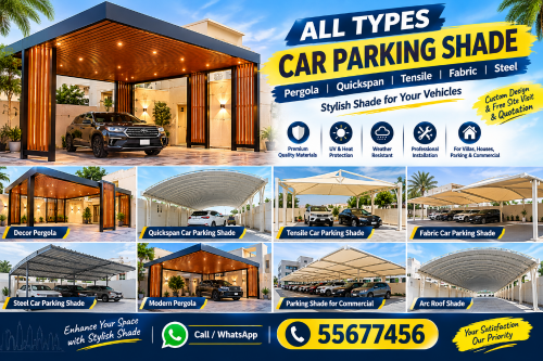 All Types Car Parking Shade
