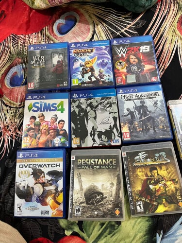 PS4 Games and PS3 Games.