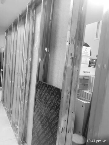 Gypsum decor partition work 