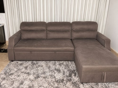 corner sofa with bed and storage 