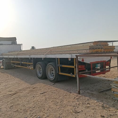 a new and a used sandwich panel