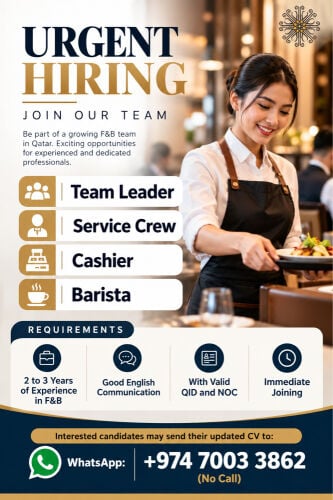 Urgently Hiring & Immediately Joini