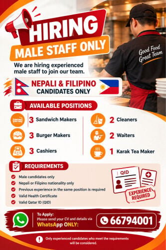 restaurant hiring 