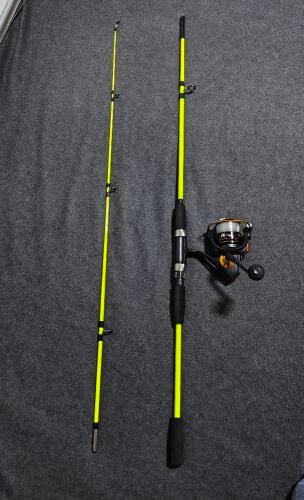 fishing rod with reel and line set