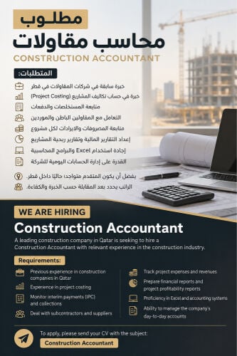 Construction Accountant Required