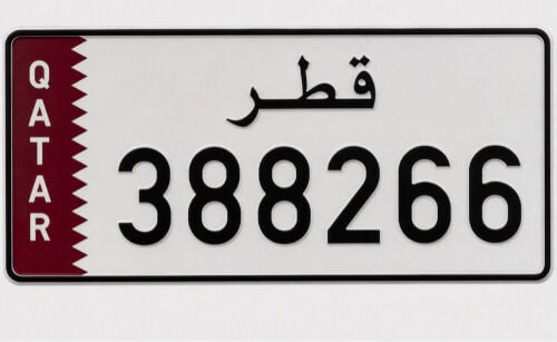 number plate 