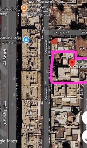 للبيع فيلا وبيت شعبي في الريان 