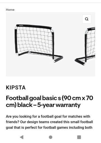 small goal kipsta