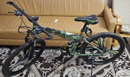 Action folding bicycle