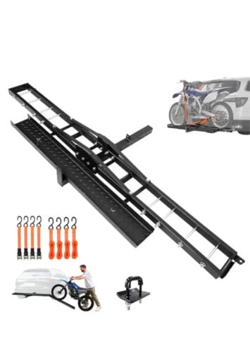 Tow hitch carrier trailer dirtbike
