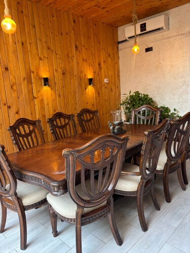 Dining table with chairs