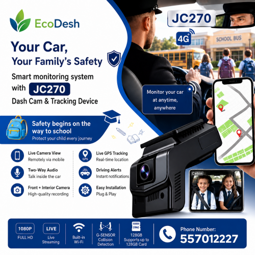 4g Car Dashcam with GPS JC270