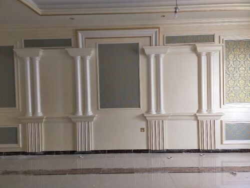 Gypsum work