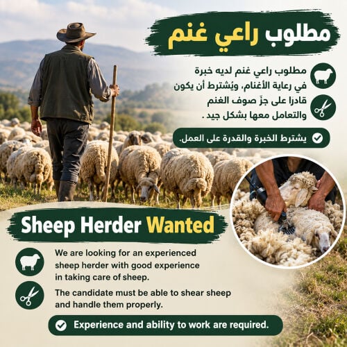 Sheep Herder Wanted