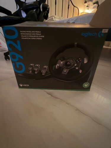 used 1 time g920 steering wheel