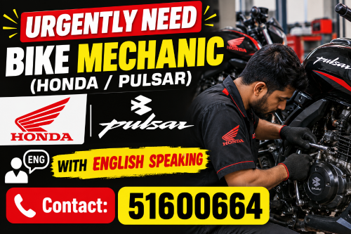 URGENTLY REQUIRED: BIKE MECHANIC