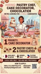 Pastry Chef / Cake Decorator