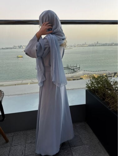 Blue Abaya